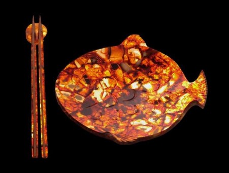 янтарные китайские палочки для еды
