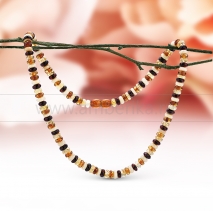 Ожерелье "микс" из натурального балтийского янтаря 