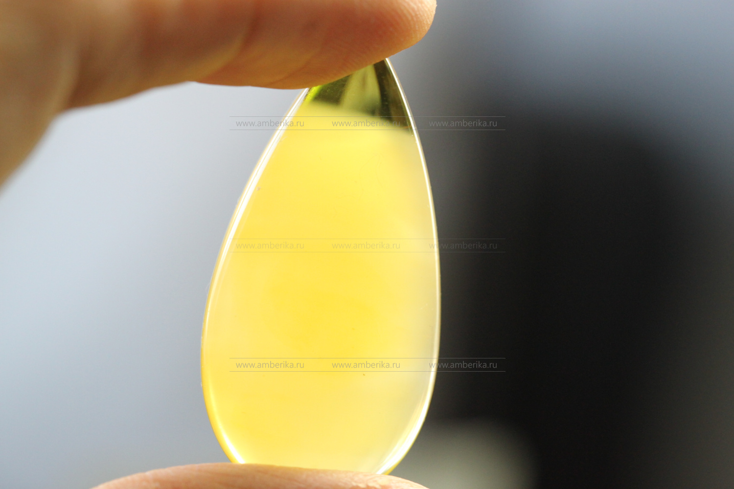 Янтарь природный карибский форма "Капля". Артикул 11347, артикул 11347