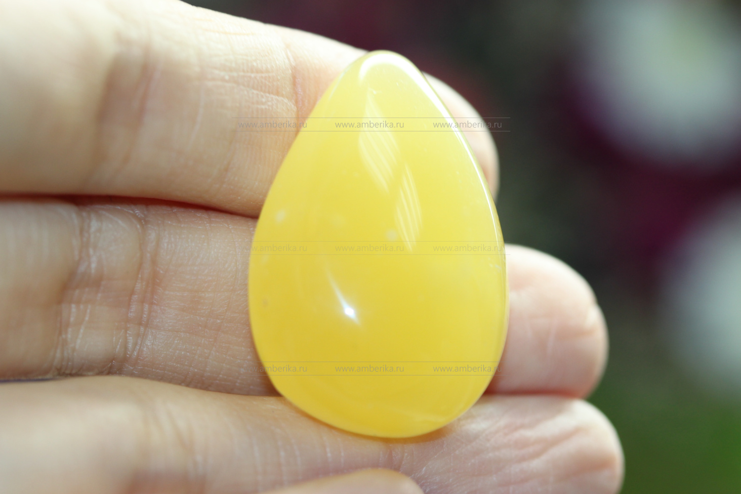 Янтарь природный карибский форма "Капля". Артикул 11340, артикул 11340