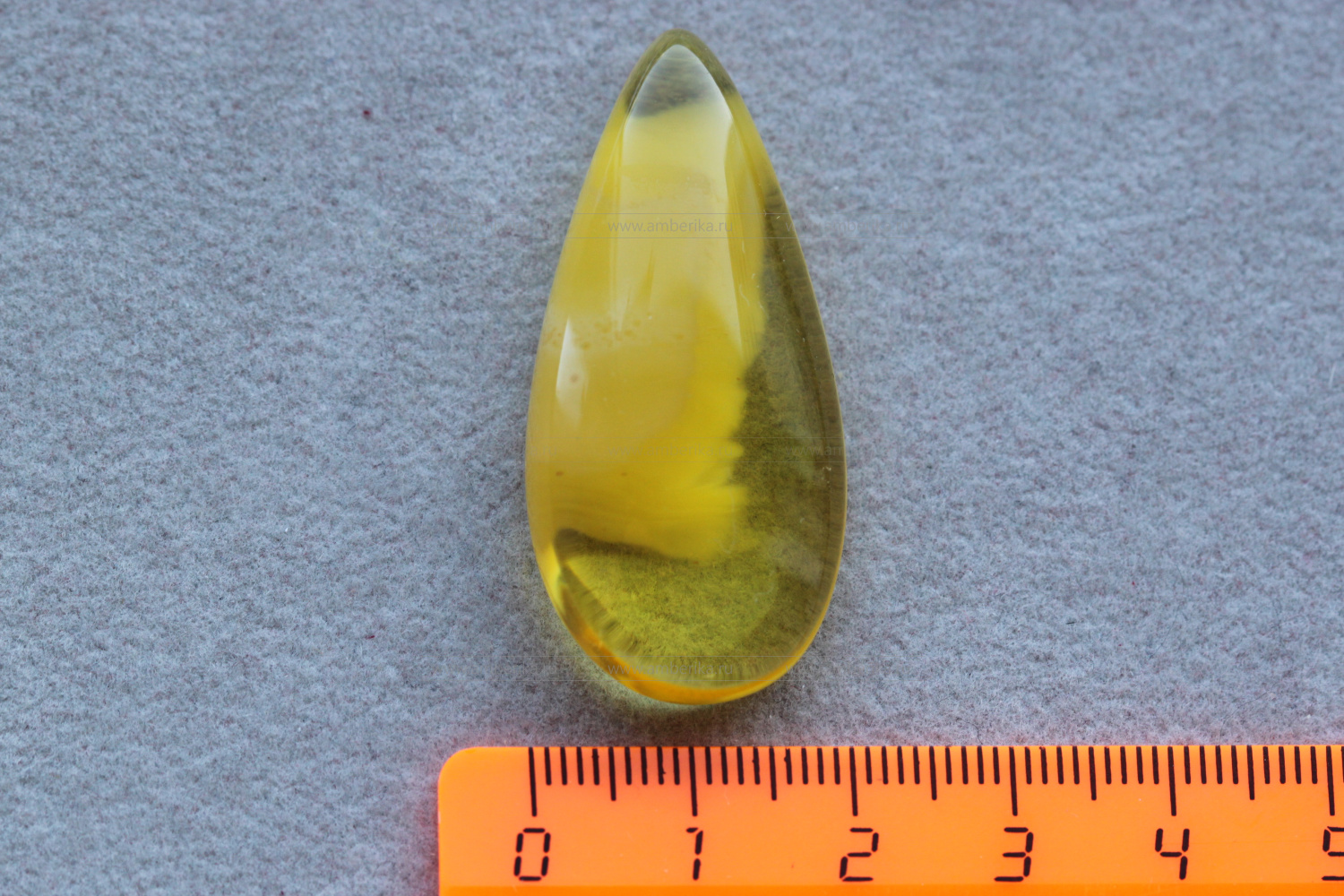 Янтарь природный карибский форма "Капля". Артикул 11354, артикул 11354