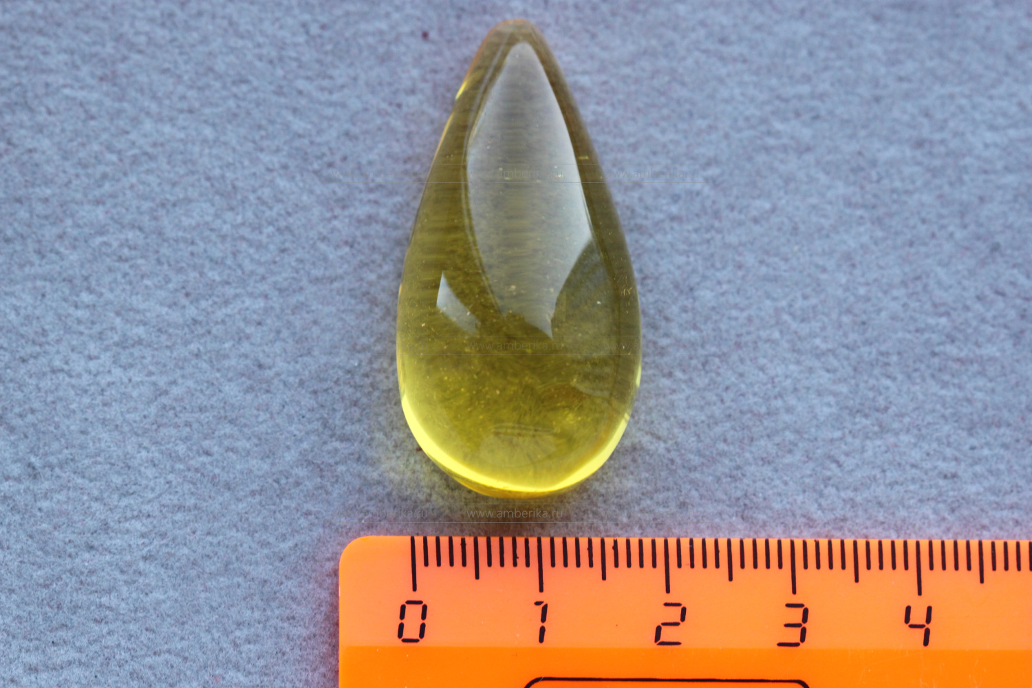 Янтарь природный карибский форма Капля, артикул 11350